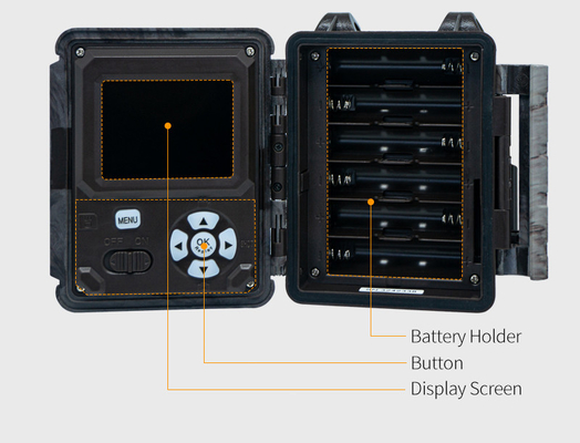 KW561 كاميرا تحت الحمراء التالية ميني 30MP 0.25s سرعة 4K دقة الفيديو جهاز استشعار CMOS مقاوم للماء SD Me