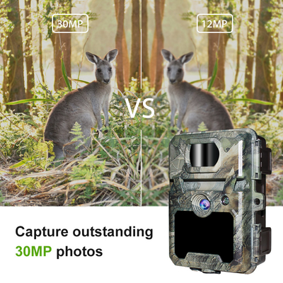كاميرا المسار ODM/OEM KW571 مقاومة للماء IP67 بدون ضوء CMOS Sensor صورة 30MP 1080P 0.25s سرعة الزناد رؤية ليلية