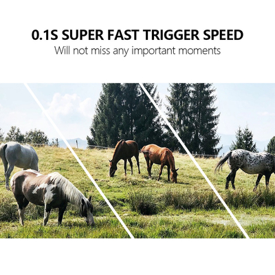2024 أحدث كاميرا تجريبية لاسلكية 4G OEM/ODM KW886 24MP 0.1s يطلق 120ft Night Range بنيت في بطاقة SIM كاميرا الحياة البرية