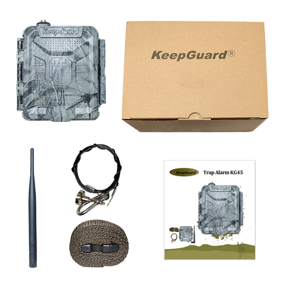 KEEPGUARD KG45 الاتصال أو إرسال الرسائل القصيرة عند إنذار دعم 1-5 أرقام الهاتف المحمول يعمل مع مختلف المقبضين للطرد الحيوان