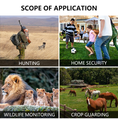 WIFI Trail Camera KW866 OEM/ODM 0.25s Capture Speed Waterproof IP67 up to 512GB Storage 32MP 4K at 30fps كاميرا الحياة البرية