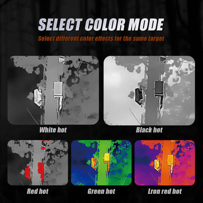 نظارة أحادية التصوير الحراري عالية الأداء مع دقة فائقة ومدة تشغيل البطارية 10 ساعات للأنشطة في الهواء الطلق والمراقبة