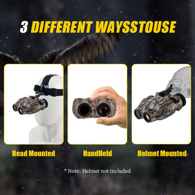 القدرة على الرؤية الليلية • شاشة عرض عالية الدقة • مرئية بعيدة المدى • تصميم متين وقوي مناسب للاستخدام في الهواء الطلق • أدوات التحكم سهلة الاستخدام • بطارية قابلة لإعادة الشحن