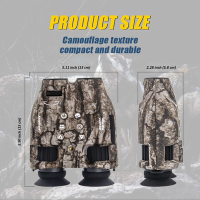 القدرة على الرؤية الليلية • شاشة عرض عالية الدقة • مرئية بعيدة المدى • تصميم متين وقوي مناسب للاستخدام في الهواء الطلق • أدوات التحكم سهلة الاستخدام • بطارية قابلة لإعادة الشحن