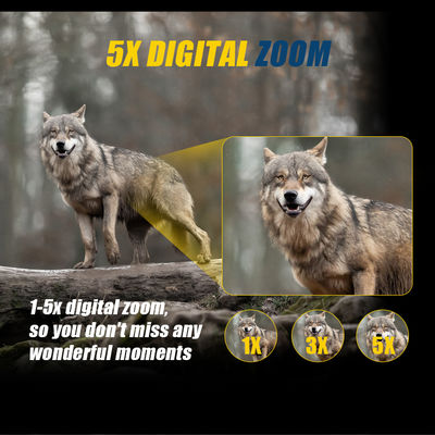 القدرة على الرؤية الليلية • شاشة عرض عالية الدقة • مرئية بعيدة المدى • تصميم متين وقوي مناسب للاستخدام في الهواء الطلق • أدوات التحكم سهلة الاستخدام • بطارية قابلة لإعادة الشحن