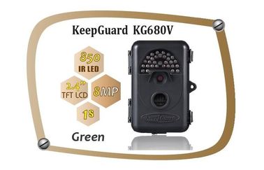 كاميرا تجريبية مقاومة للماء IP54 8MP كاميرا الحياة البرية KeepGuard 680NV