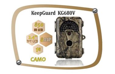كاميرا تجريبية مقاومة للماء IP54 8MP كاميرا الحياة البرية KeepGuard 680NV