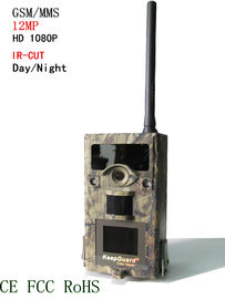 860NV GSM GPRS No Glow MMS Trail Camera 1920 * 1080p حجم الفيديو ، وقت استجابة 0.6 ثانية