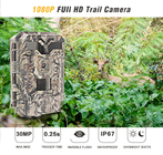 2.4 بوصة شاشة HD كاميرات الصيد IR LED Full HD 1080P كاميرا صيد تريل