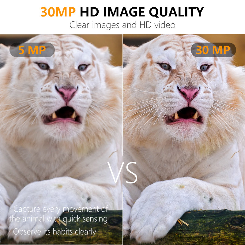 KW561 كاميرا تحت الحمراء التالية ميني 30MP 0.25s سرعة 4K دقة الفيديو جهاز استشعار CMOS مقاوم للماء SD Me