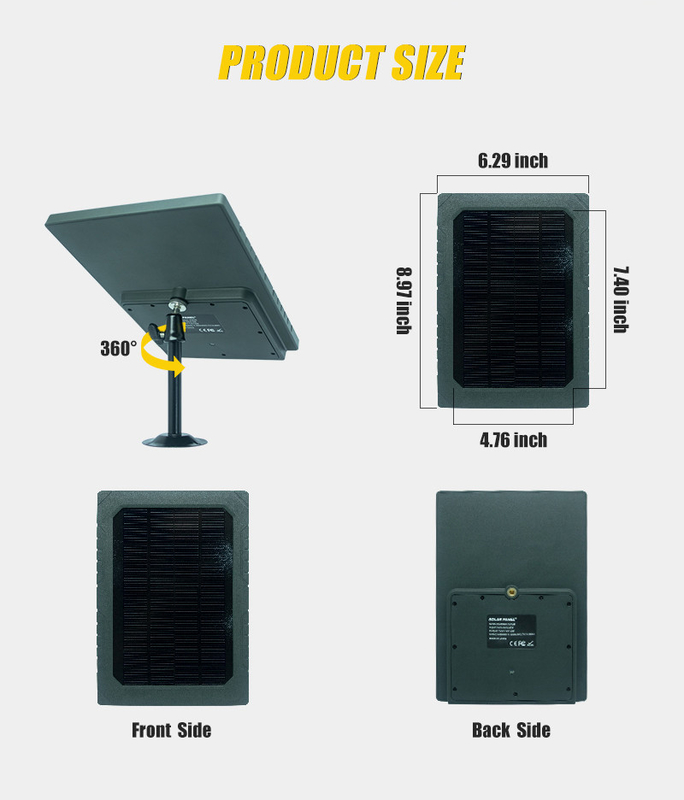 KS26 12W الطاقة الإضافية لوحة الطاقة الشمسية ABS25 مادة مقاومة للحريق IP67 مقاومة للماء اتصال متعدد الواجهات